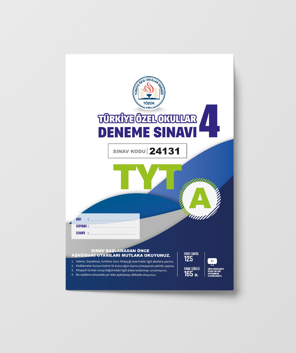 TÖZOK TYT DENEME SINAVI -4